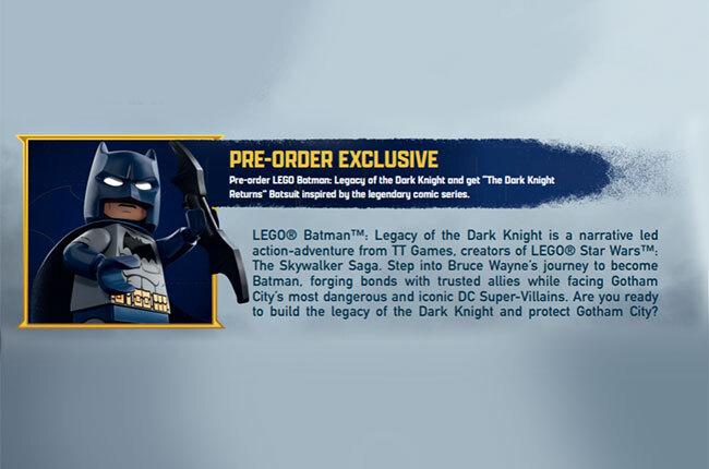  LEGO Batman: Legacy of the Dark Knight 