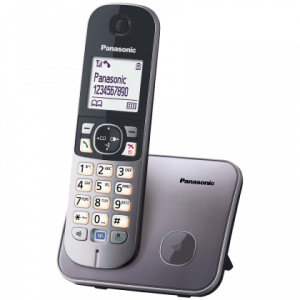 Ασύρματο τηλέφωνο PANASONIC ΚΧ-TG6811 GRΜ Γκρι