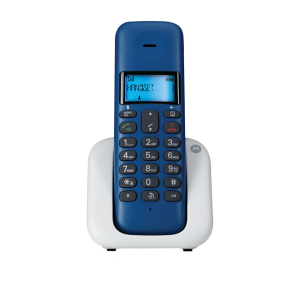 MOTOROLA ασύρματο τηλέφωνο T301 Μπλε