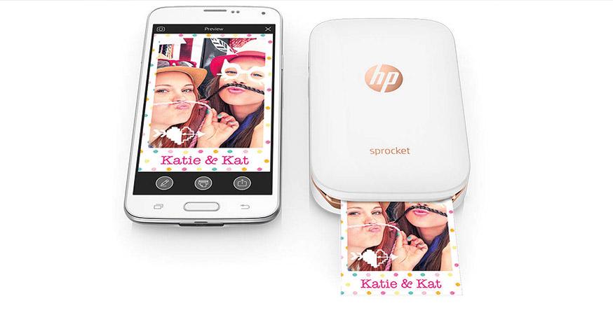 HP Sprocket φορητός photo printer