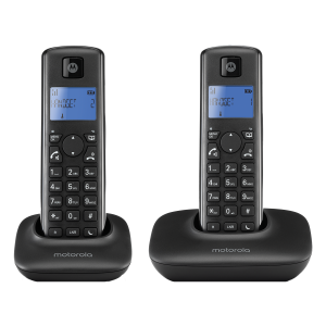 MOTOROLA ασύρματο τηλέφωνο T402 Duo Μαύρο