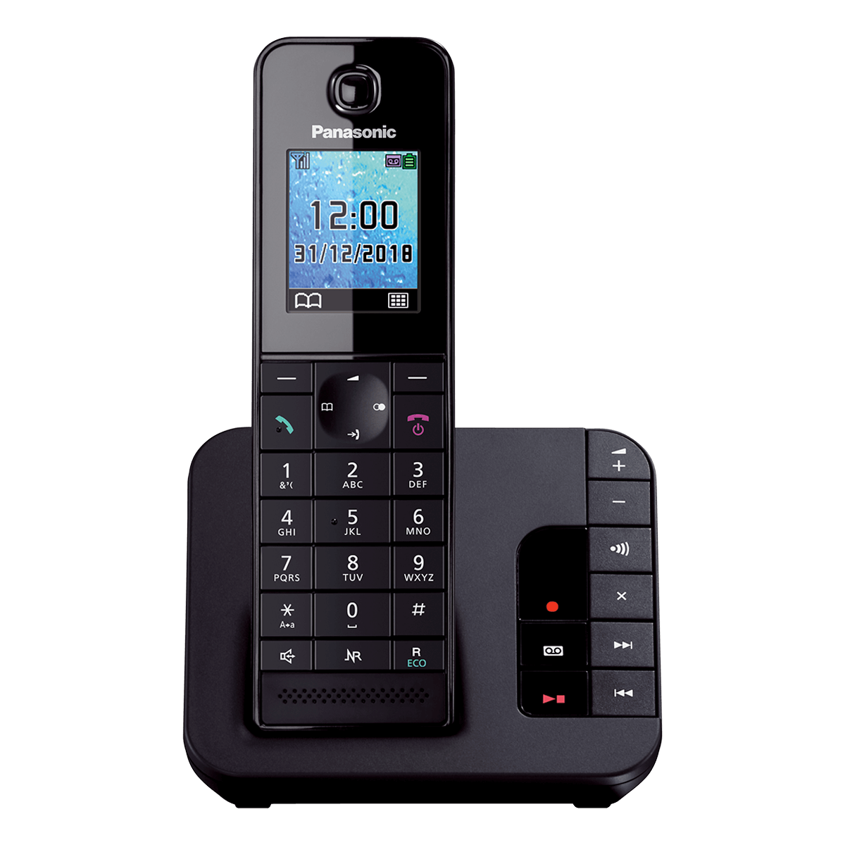 PANASONIC KX-TGH220 Μαύρο Ασύρματο Τηλέφωνο