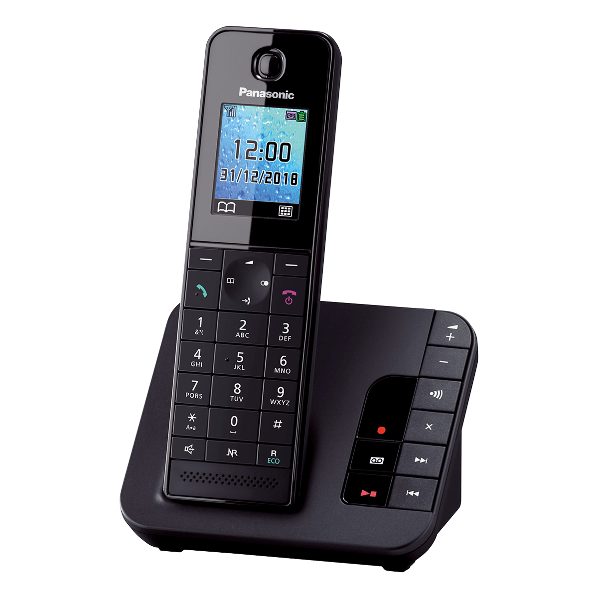 PANASONIC KX-TGH220 Μαύρο Ασύρματο Τηλέφωνο - 2