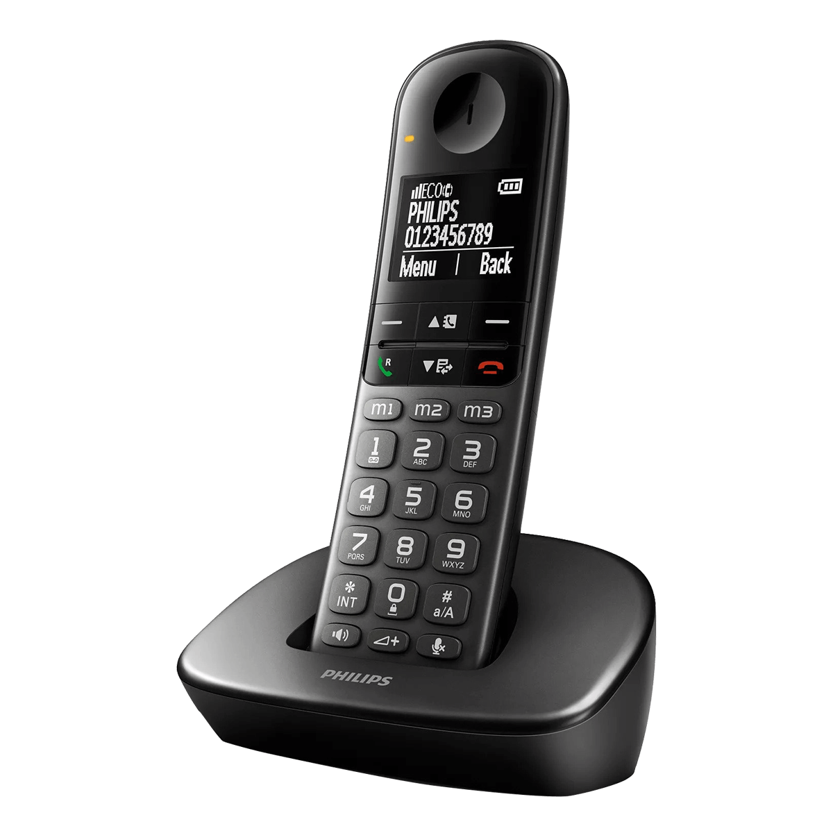 PHILIPS XL4901/ GRS Μαύρο Ασύρματο Τηλέφωνο - 2