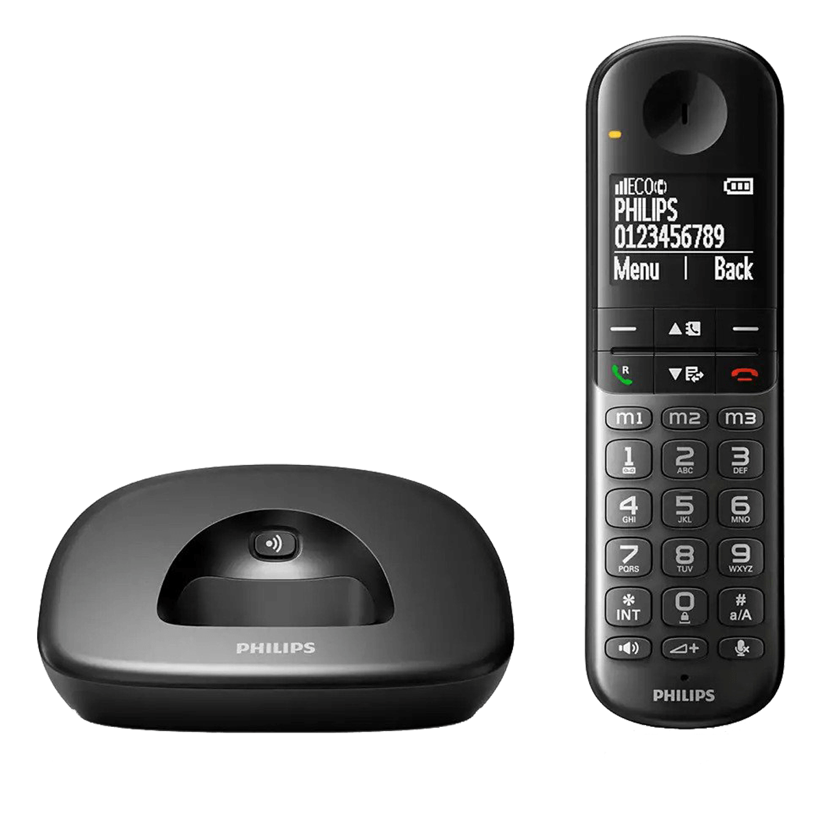 PHILIPS XL4901/ GRS Μαύρο Ασύρματο Τηλέφωνο - 3