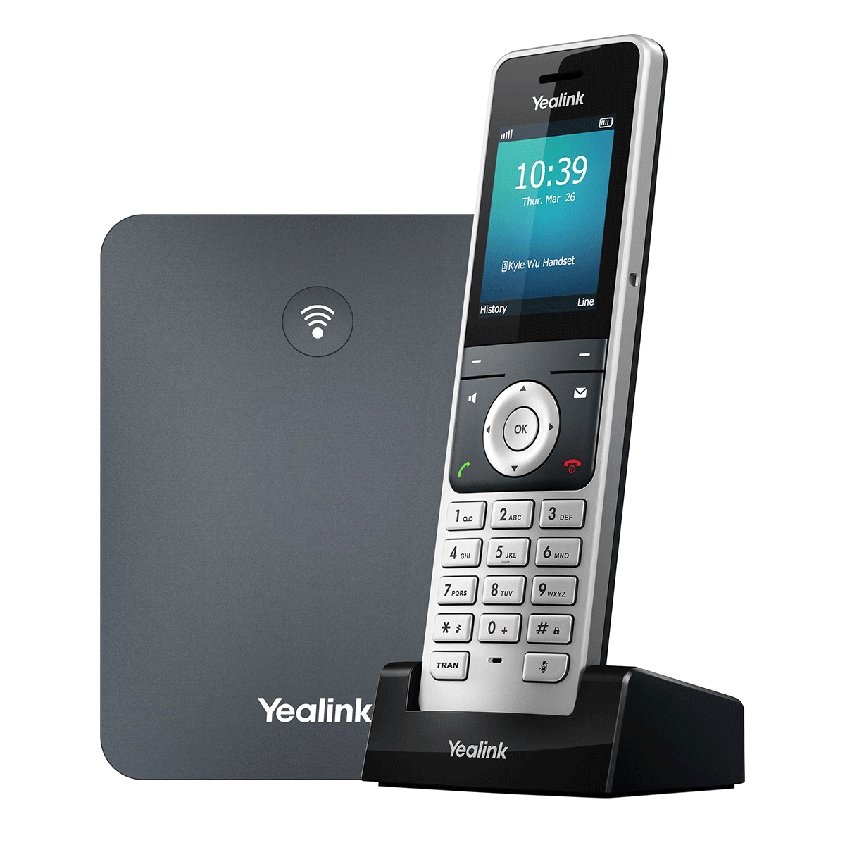 YEALINK W76P DECT IP Phone Μαύρο
