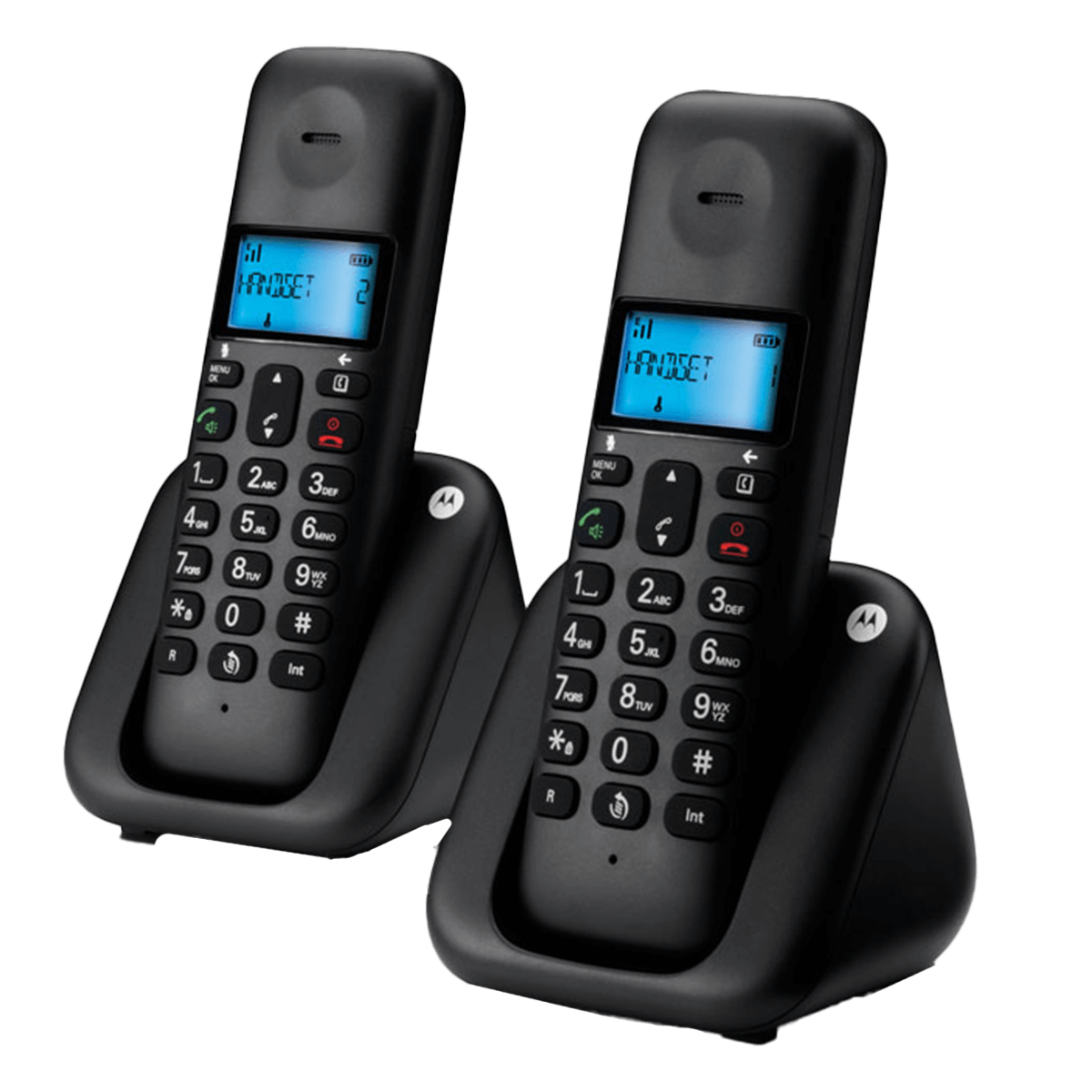 MOTOROLA T302 Duo Μαύρο Ασύρματο Τηλέφωνο - 3