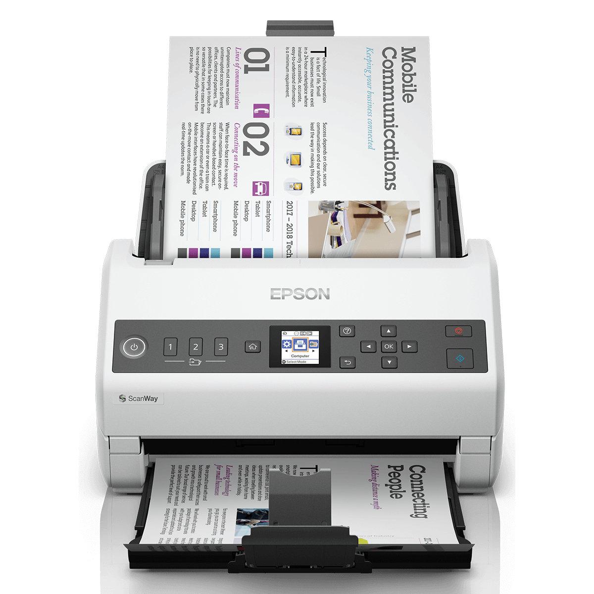 Σαρωτής EPSON DS-730N Workforce Λευκό