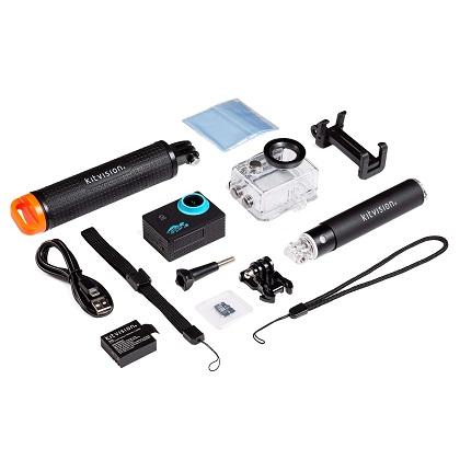 KITVISION action camera Adventure Pack