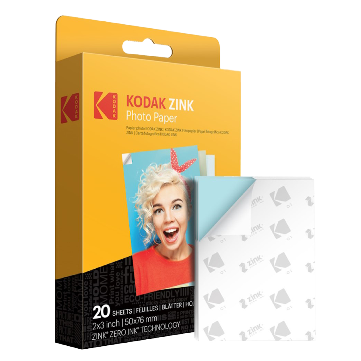 Φωτογραφικό Χαρτί KODAK Instant Zink Α8 2''x3'' (20 Φύλλα)