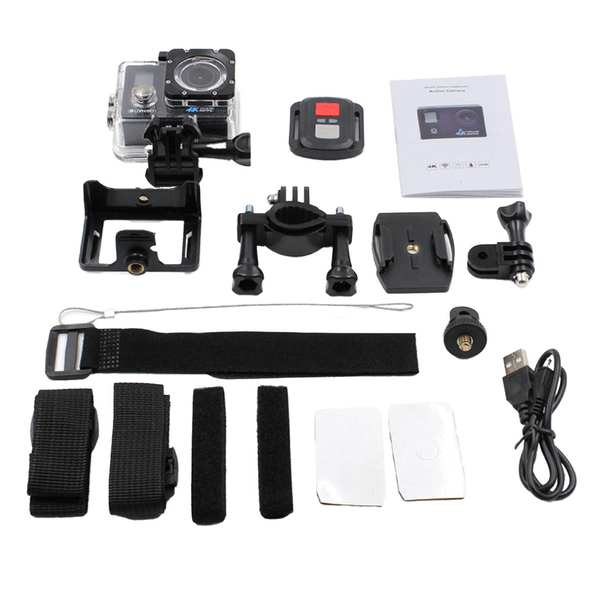 LAMTECH Duo 4K Wi-Fi Action Camera + Τηλεχειριστήριο - 4