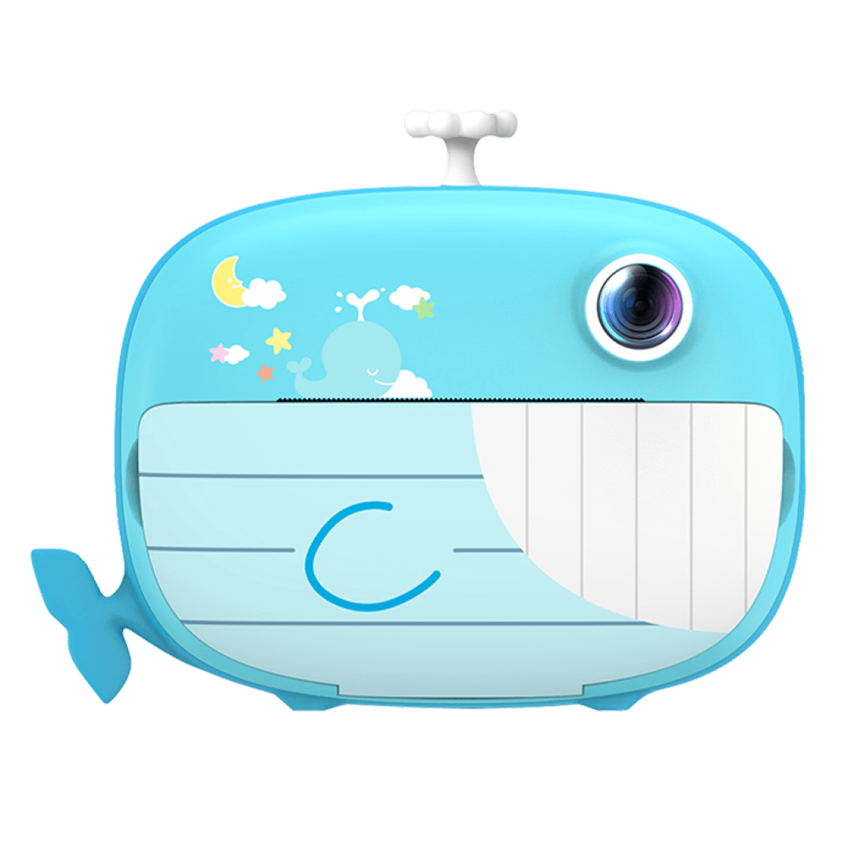 KIDDOBOO FotoFun 2 Instant Camera Whale Blue - 3