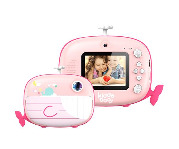 KIDDOBOO FotoFun 2 Instant Camera Whale Pink