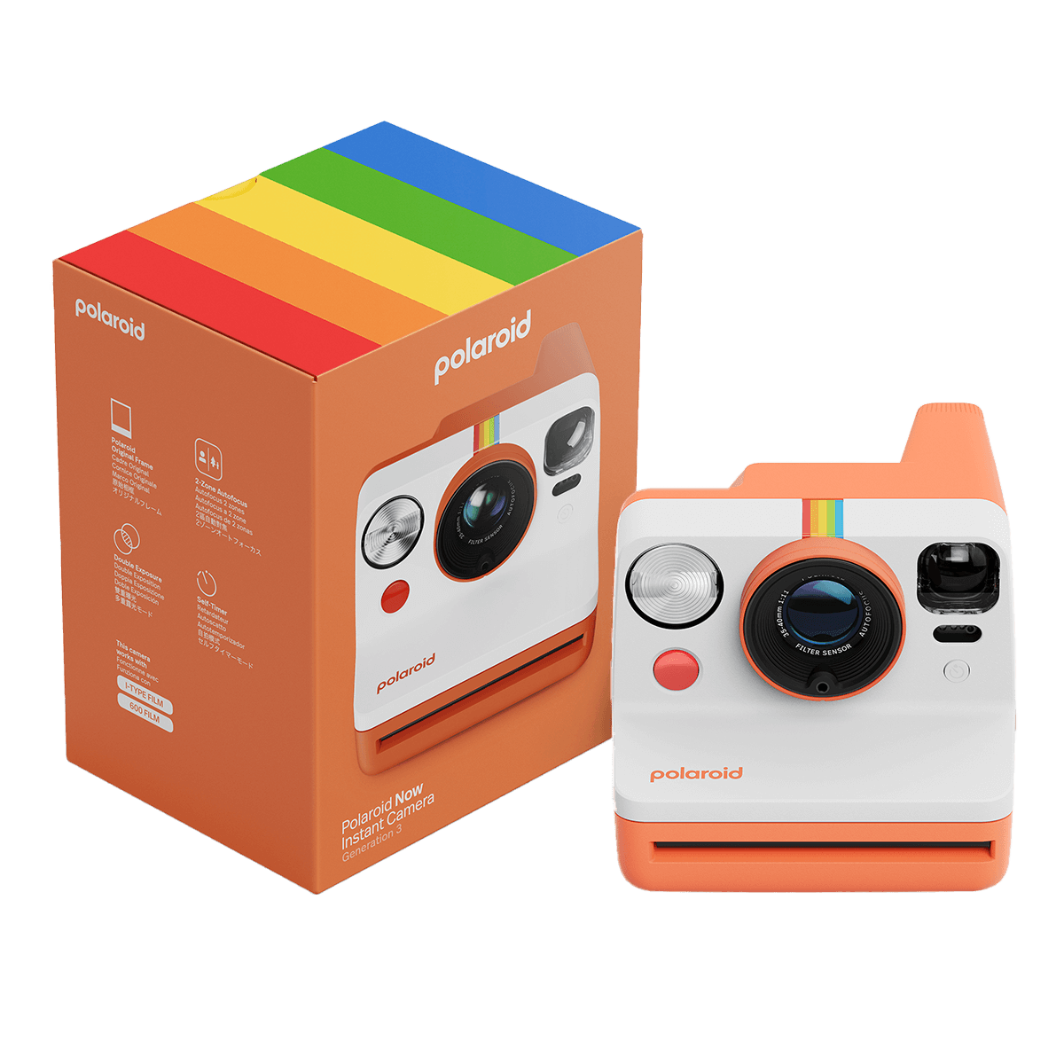 Polaroid Now Generation 3 Coral Instant Camera - 5