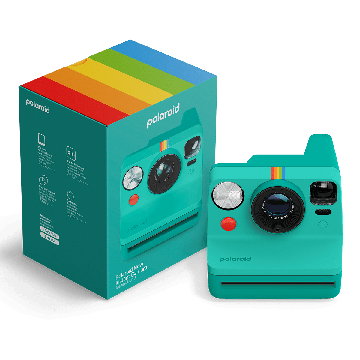 Polaroid Now Generation 3 Instant Camera Teal - 5