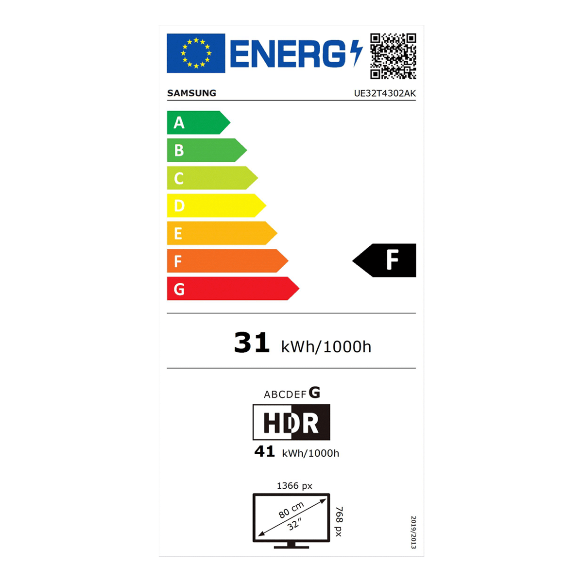 SAMSUNG Smart TV UE32T4302 32'' - 4