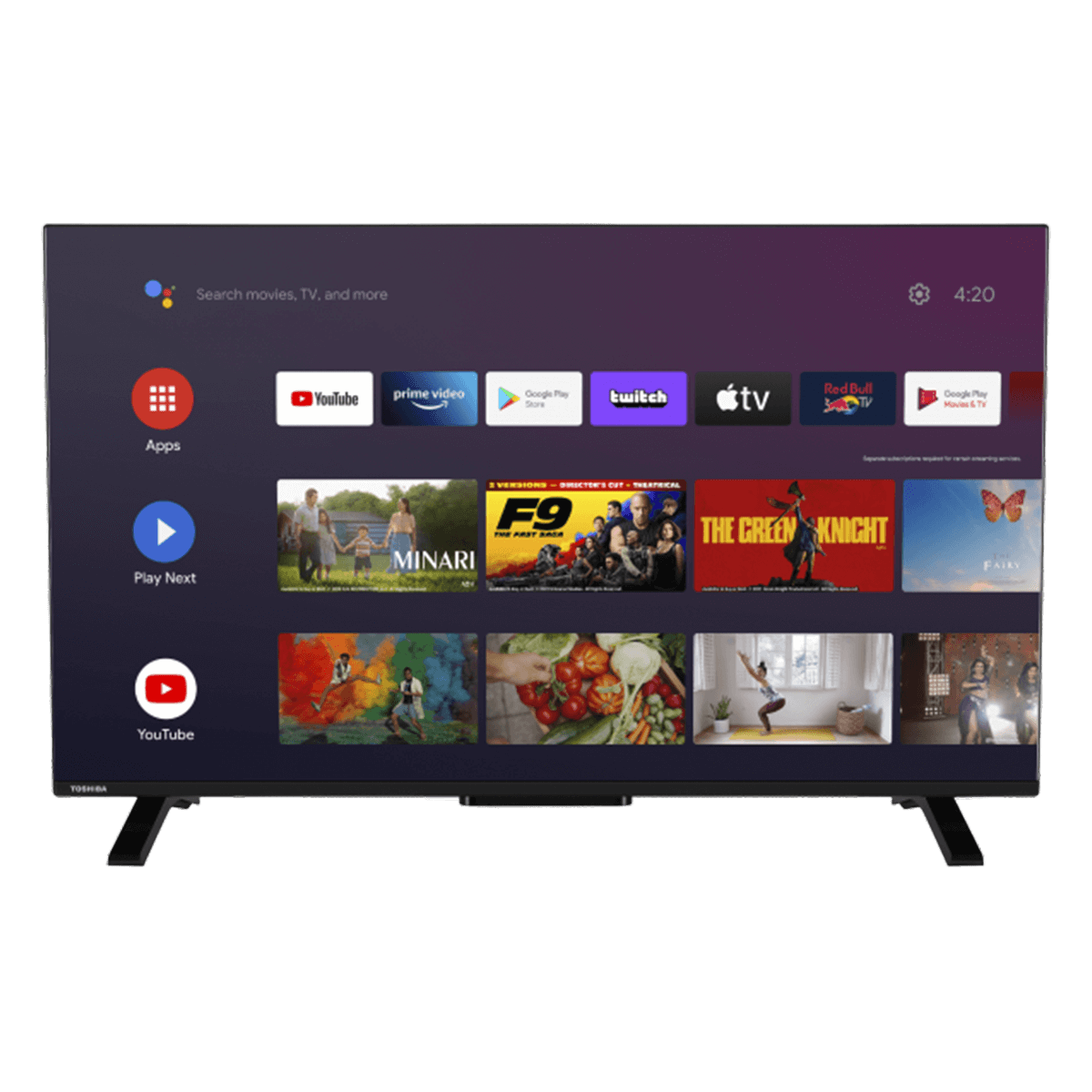TOSHIBA 55QA5D63DG 55'' QLED 4Κ Smart TV Τηλεόραση Black
