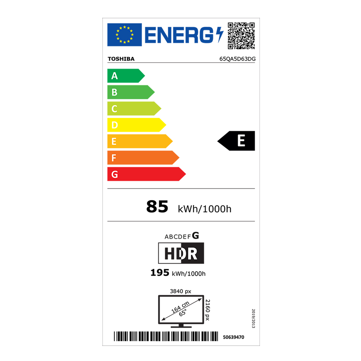 TOSHIBA 65QA5D63DG 65'' QLED 4Κ Smart TV Τηλεόραση - 4