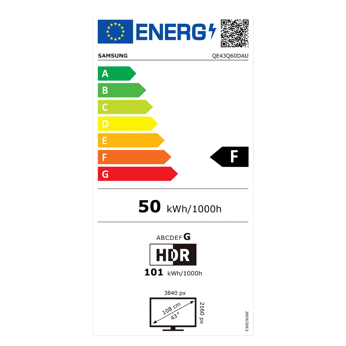 SAMSUNG 43Q60D 43'' QLED 4K Smart TV Τηλεόραση Black - 4