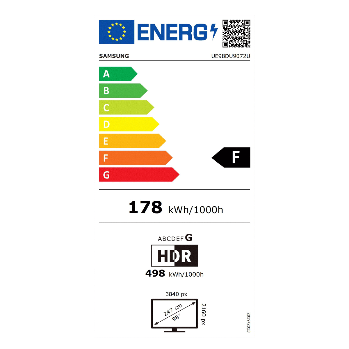 SAMSUNG 98DU9072 98'' LED 4K Smart TV Τηλεόραση - 4