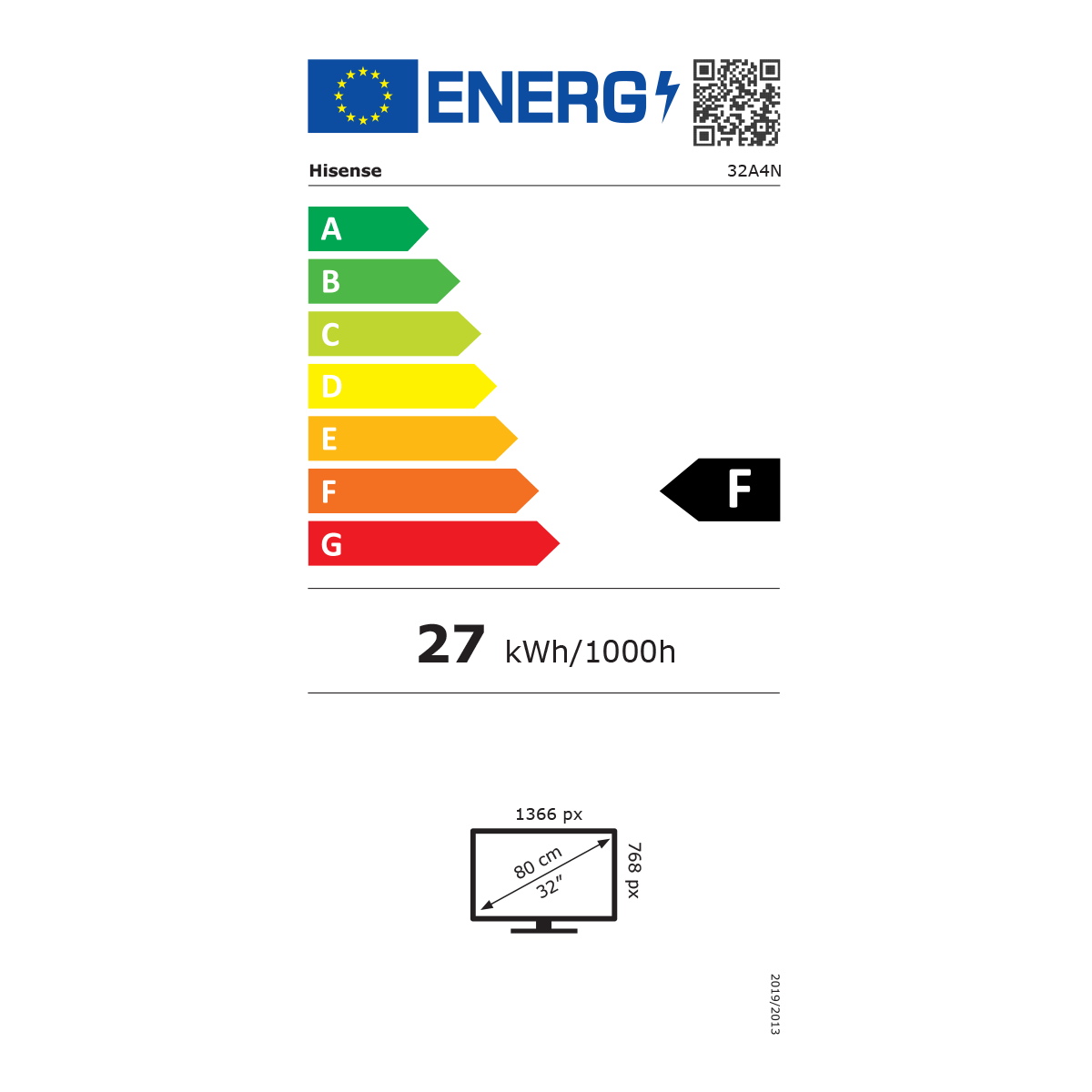 HISENSE 32A4N 32” HD Smart TV Τηλεόραση - 6