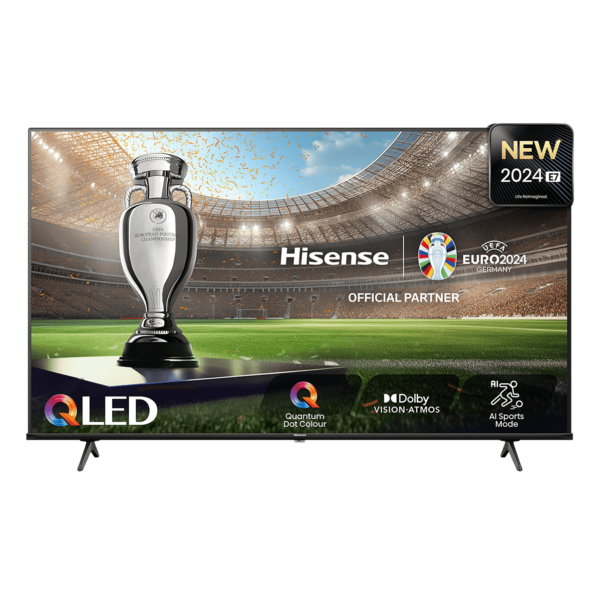 Hisense TV 4K Smart 55E7NQ 55 + ΚΑΛΩΔΙΟ HDMI