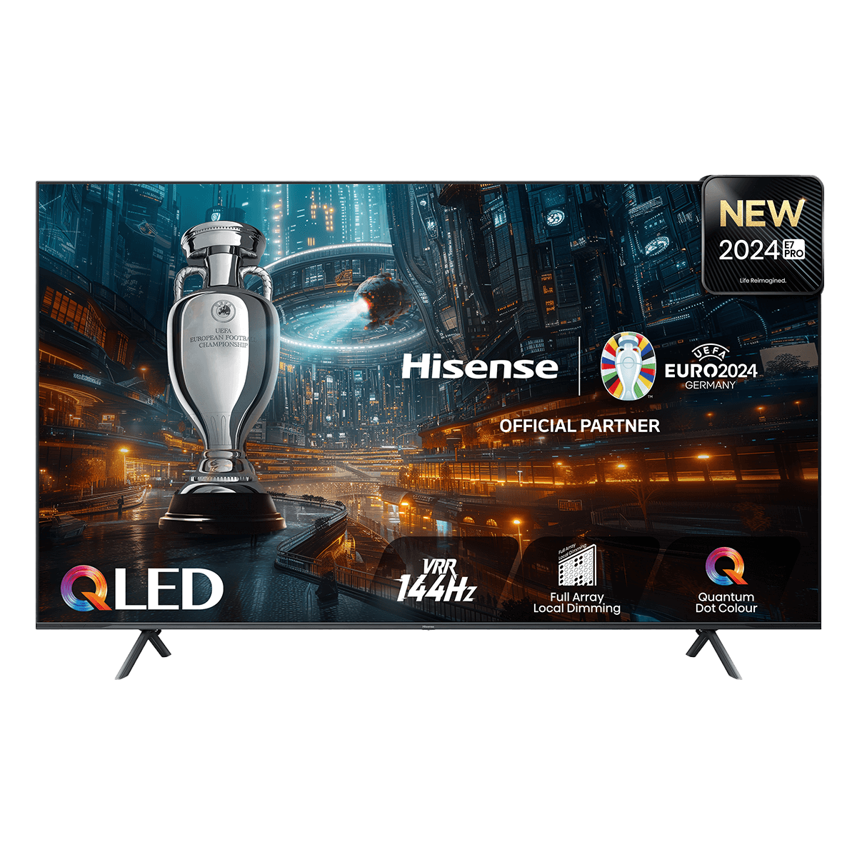 HISENSE 85E7NQ PRO 85" QLED 4K Smart TV Τηλεόραση