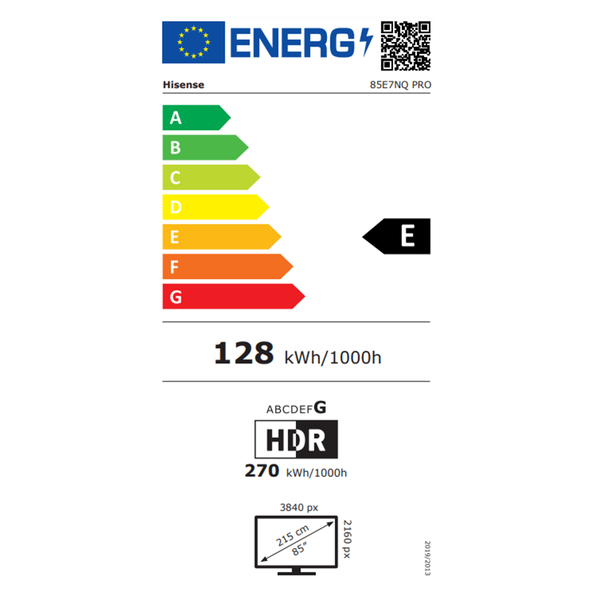 HISENSE 85E7NQ PRO 85" QLED 4K Smart TV Τηλεόραση - 6