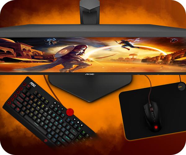 Gaming Monitor AOC 27G4X full hd base