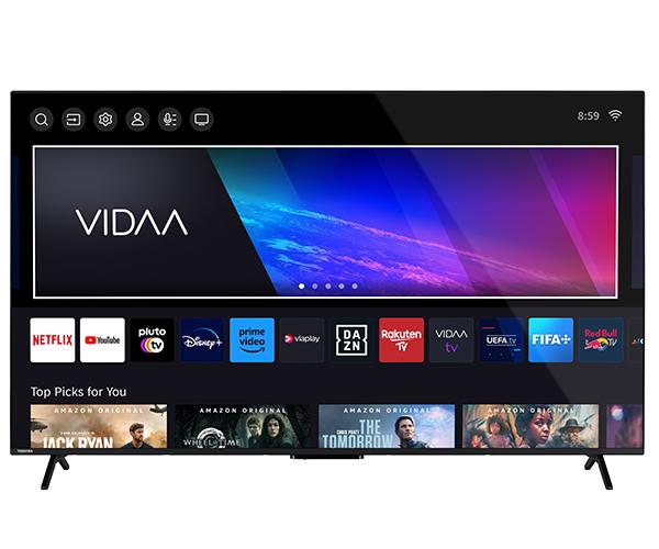 TOSHIBA 65QV2463DG 65'' QLED 4Κ Vidaa TV Τηλεόραση