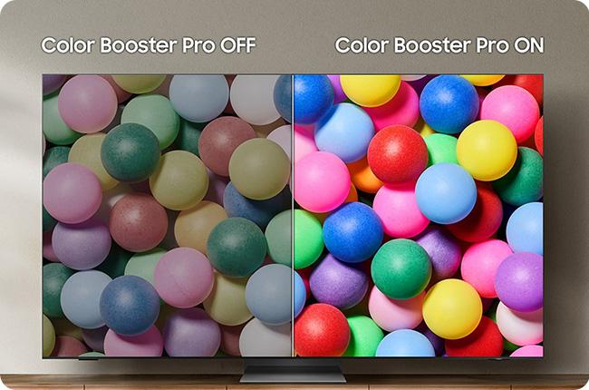 Samsung 4K OLED TV color booster pro