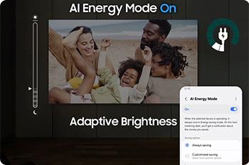 Samsung 4K OLED TV ai energy mode