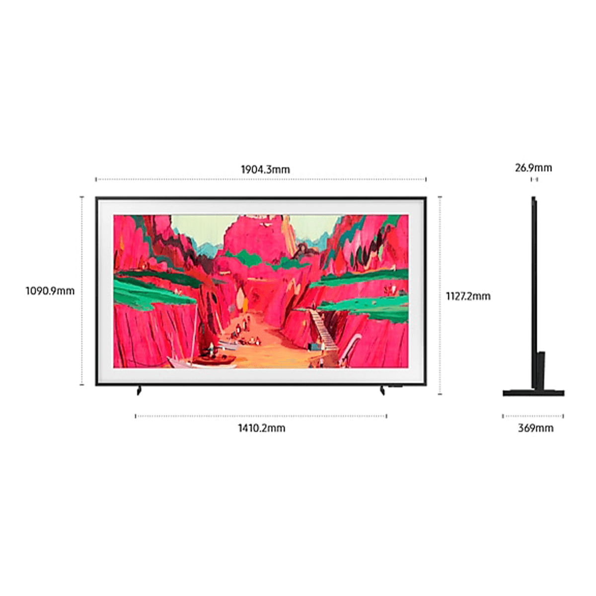 SAMSUNG QE85LS03F 85'' The Frame Pro Mini LED 4K Vision AI Smart TV Τηλεόραση - 4