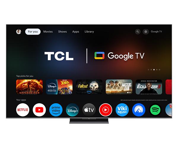 TCL C8K Premium QD-MiniLED 4K τηλεόραση Google TV