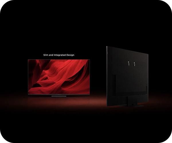 TCL C8K Premium QD-MiniLED 4K τηλεόραση design