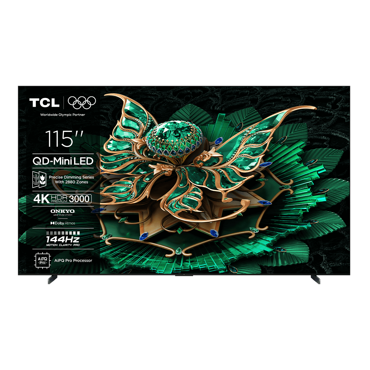 TCL 115C7K 115'' Premium QD-MiniLED 4K Google TV Τηλεόραση