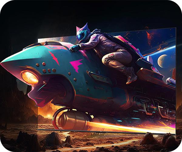  TCL C7K Premium QD-MiniLED 4K Google TV τηλεόραση game