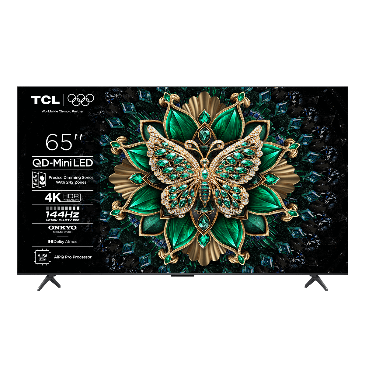 TCL 65C6K 65'' Premium QD-Mini LED Google TV Black Τηλεόραση