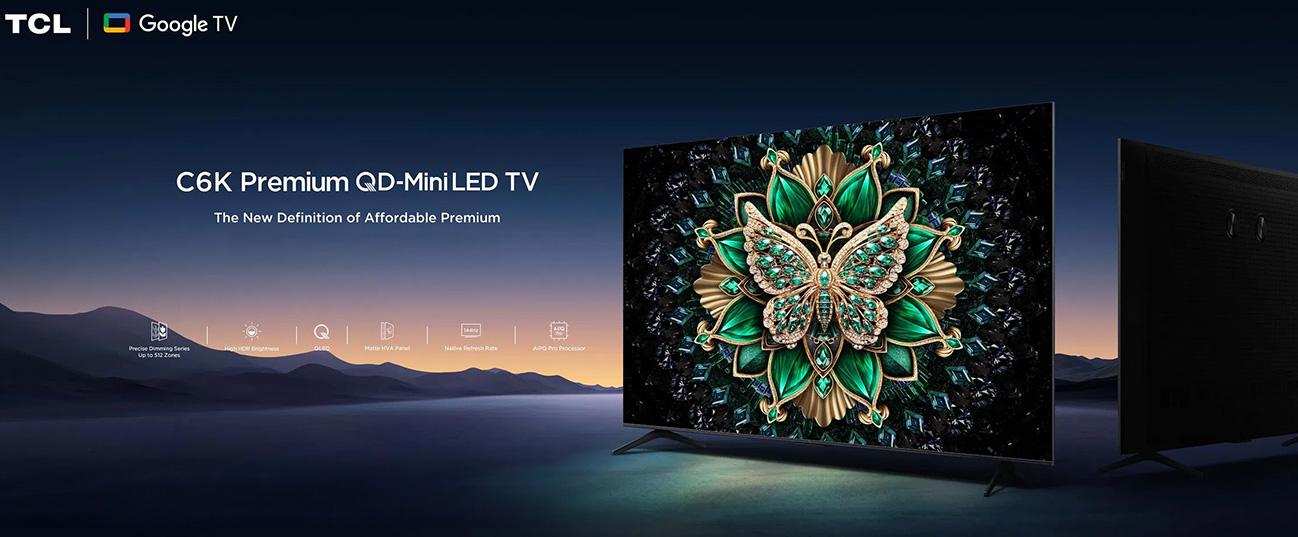 TCL C6K Premium QD-Mini LED Google TV τηλεόραση
