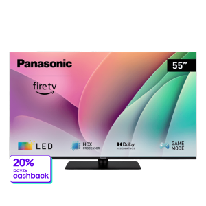 PANASONIC TV-55W80AEZ 55'' LED 4K Smart Fire TV Τηλεόραση Black