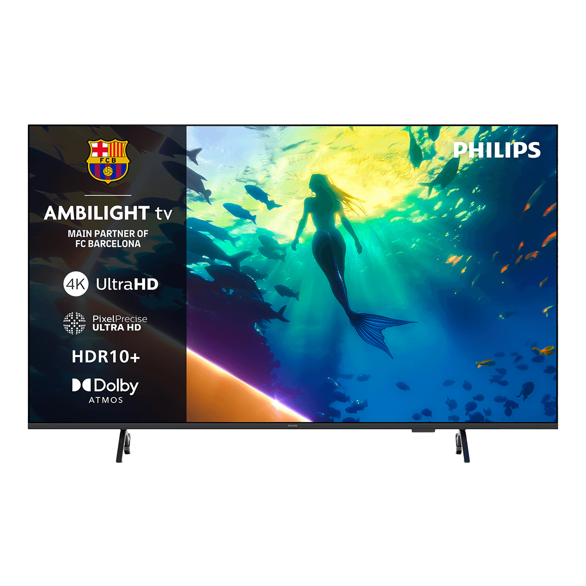 PHILIPS 55PUS8010 55'' 4K Ambilight TV Black Τηλεόραση