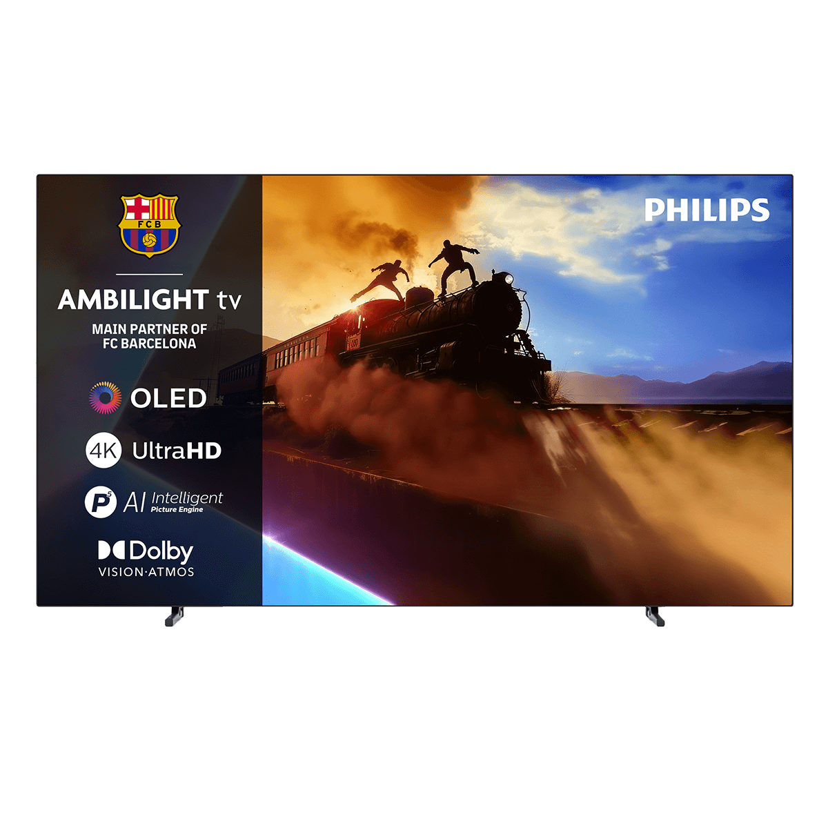 PHILIPS 55OLED770 55'' Ambilight 4K OLED TV Black Τηλεόραση