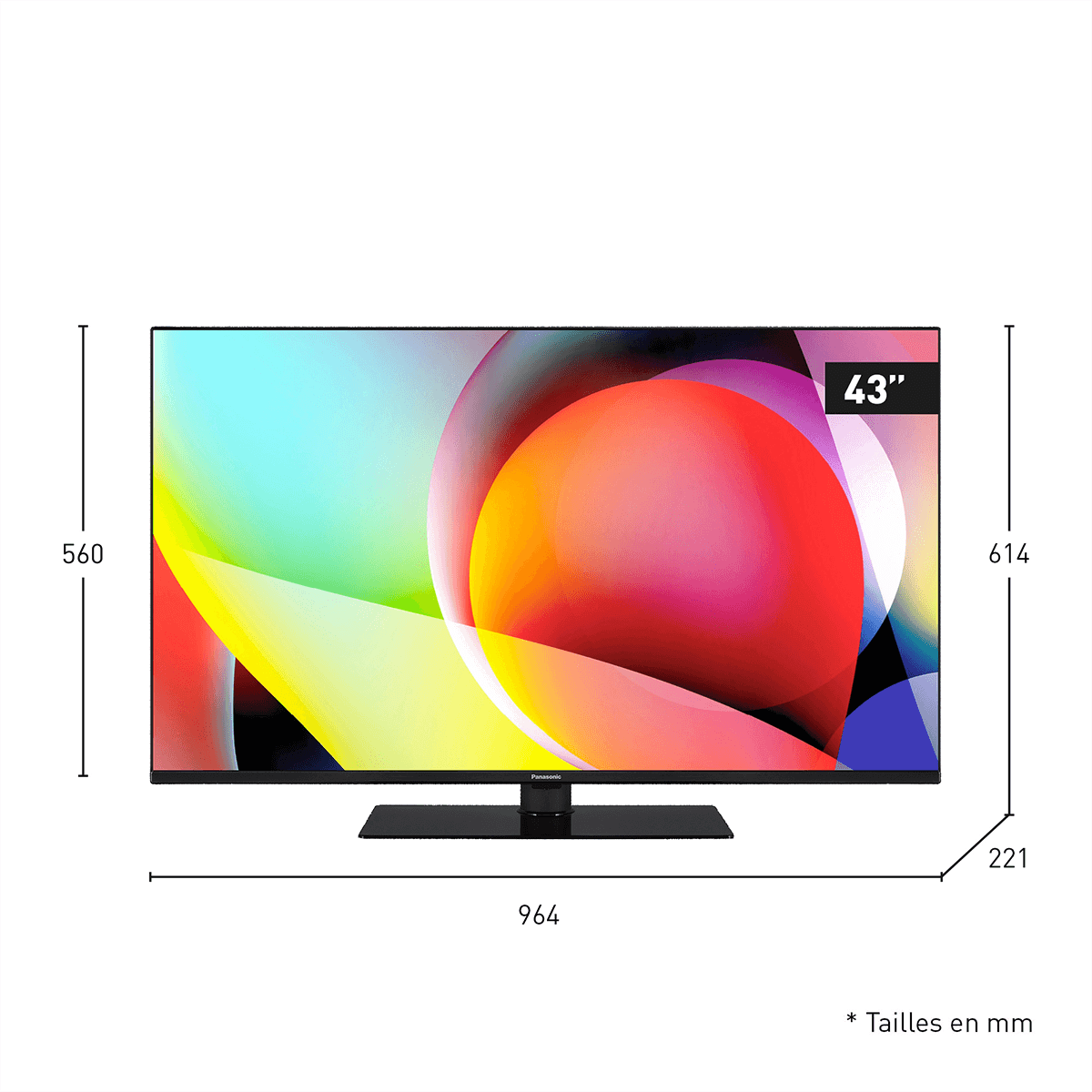 PANASONIC TN-43W70AEZ 43'' LED 4K Google TV Τηλεόραση - 4