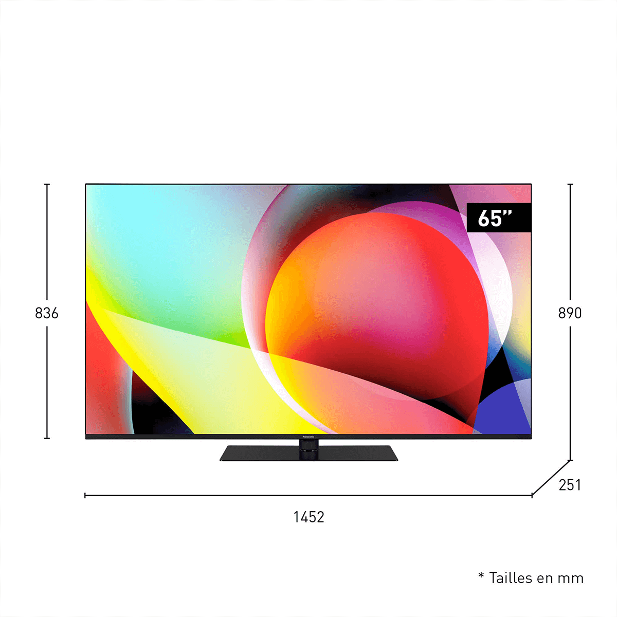 PANASONIC TN-65W70AEZ 65'' LED 4K Google TV Τηλεόραση - 4