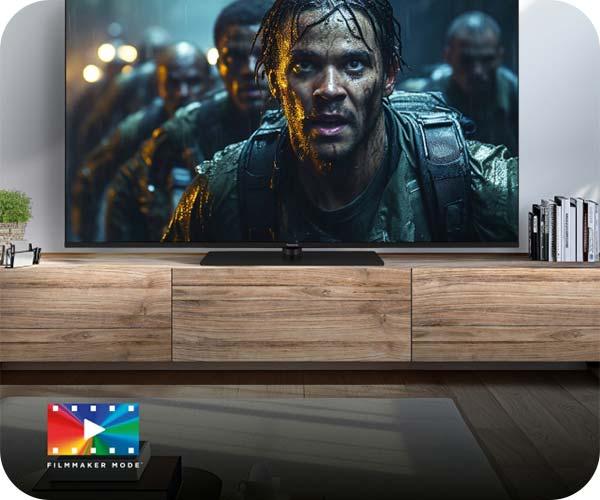PANASONIC LED W80 4K τηλεόραση  λειτουργία Filmmaker
