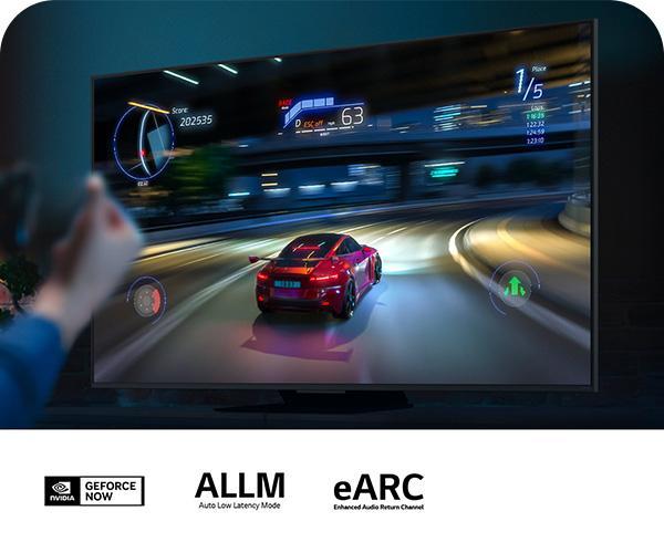  LG QNED AI 4K 2024 τηλεόραση game