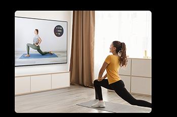 SAMSUNG Q6F OLED 4K Smart TV προπόνησή