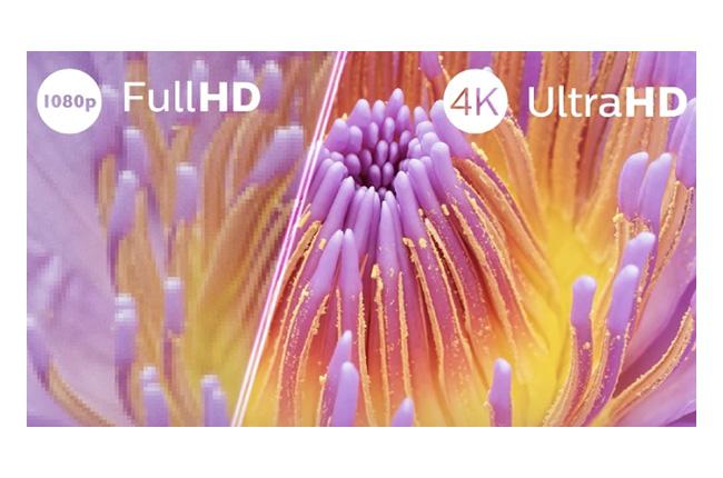 Κρυστάλλινη εικόνα με 4K LED και pixel precise ultra HD