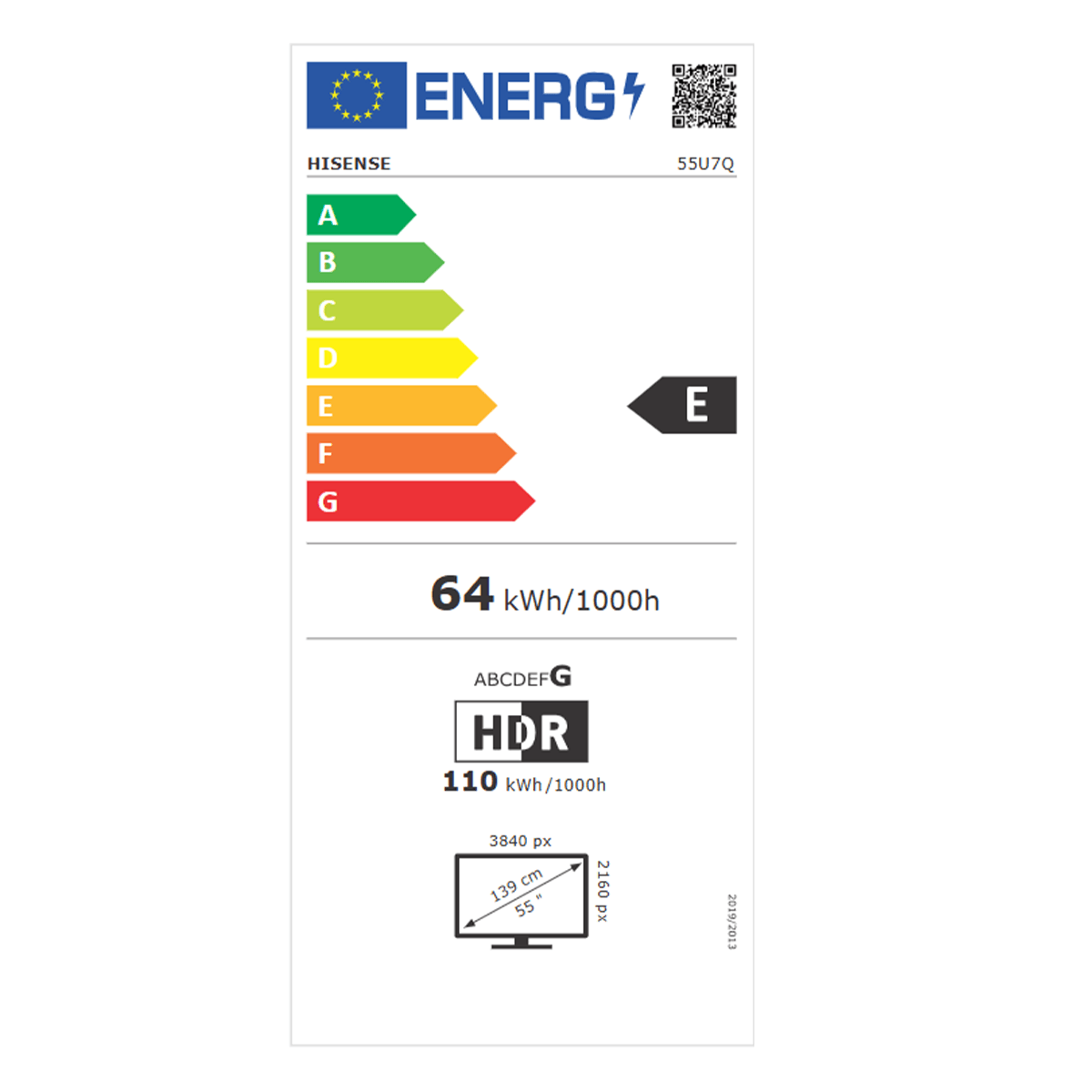 HISENSE 55U7Q 2026 55'' Mini LED 4K Vidaa TV Τηλεόραση Black - 2