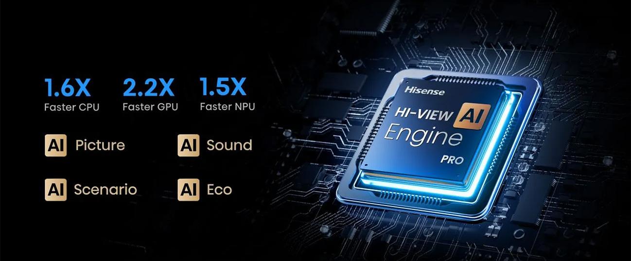 HISENSE U7Q 2026 Mini LED 4K Vidaa TV Τηλεόραση 